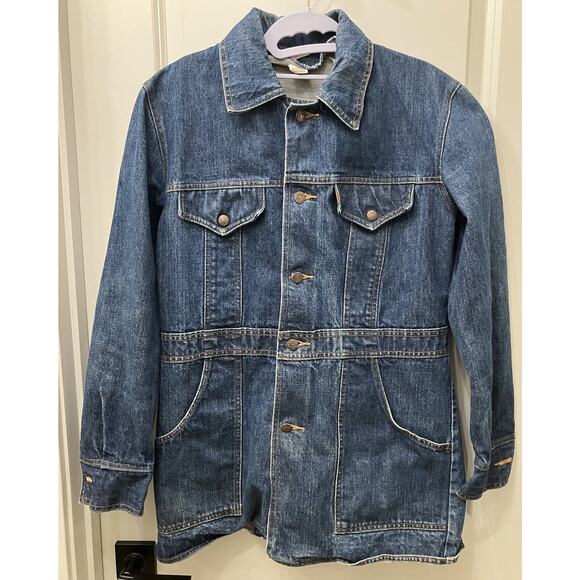 Levi's Other - Vintage Levi’s 1970s Chore Coat Mens Size Medium Orange Tab Authentic One Owner